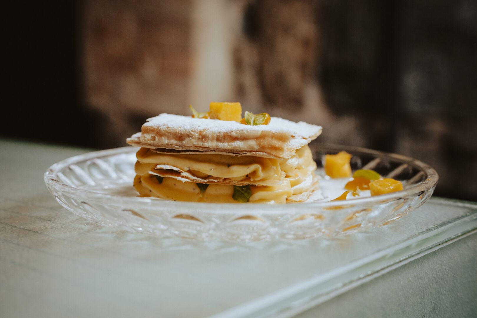 PASSION FRUIT AND MANGO MILLE-FEUILLE