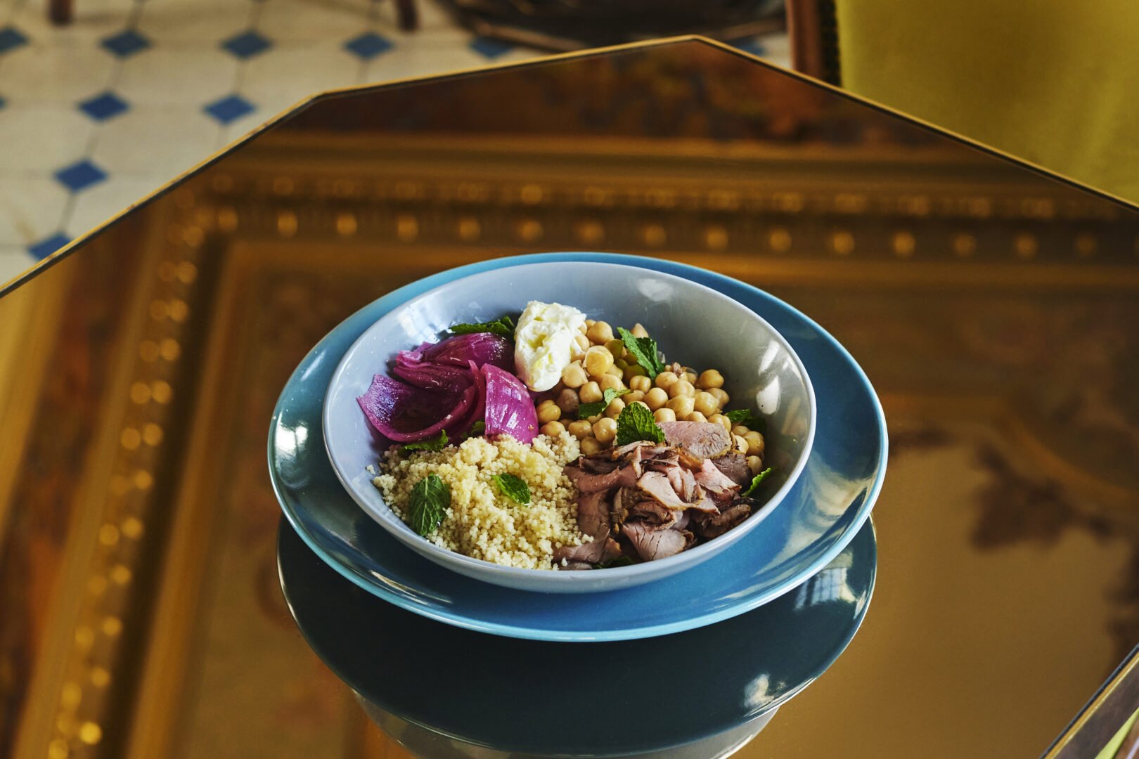 HOUSE ROAST BEEF WITH MOROCCAN COUSCOUS